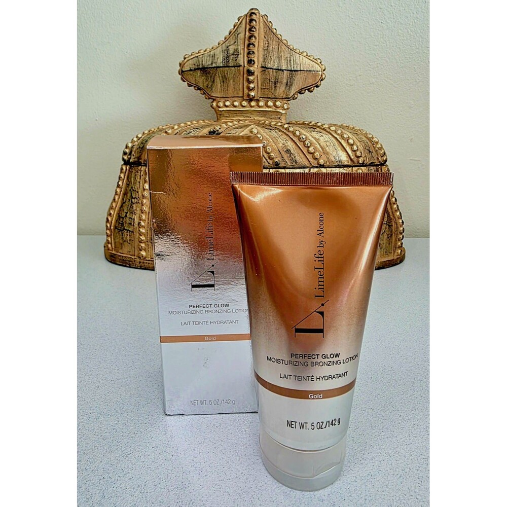 LIMELIFE BY ALCONE Perfect Glow Moisturizing Bronzing Lotion "Gold" NEW IN BOX